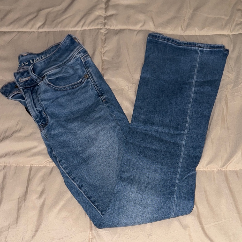 American Eagle Outfitters Women's Boot Cut Jeans - Blue